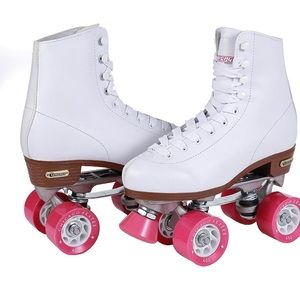 1 pairs CHICAGO Women’s Classic, Premium Pink&White Roller Skates, BRAND NEW!!